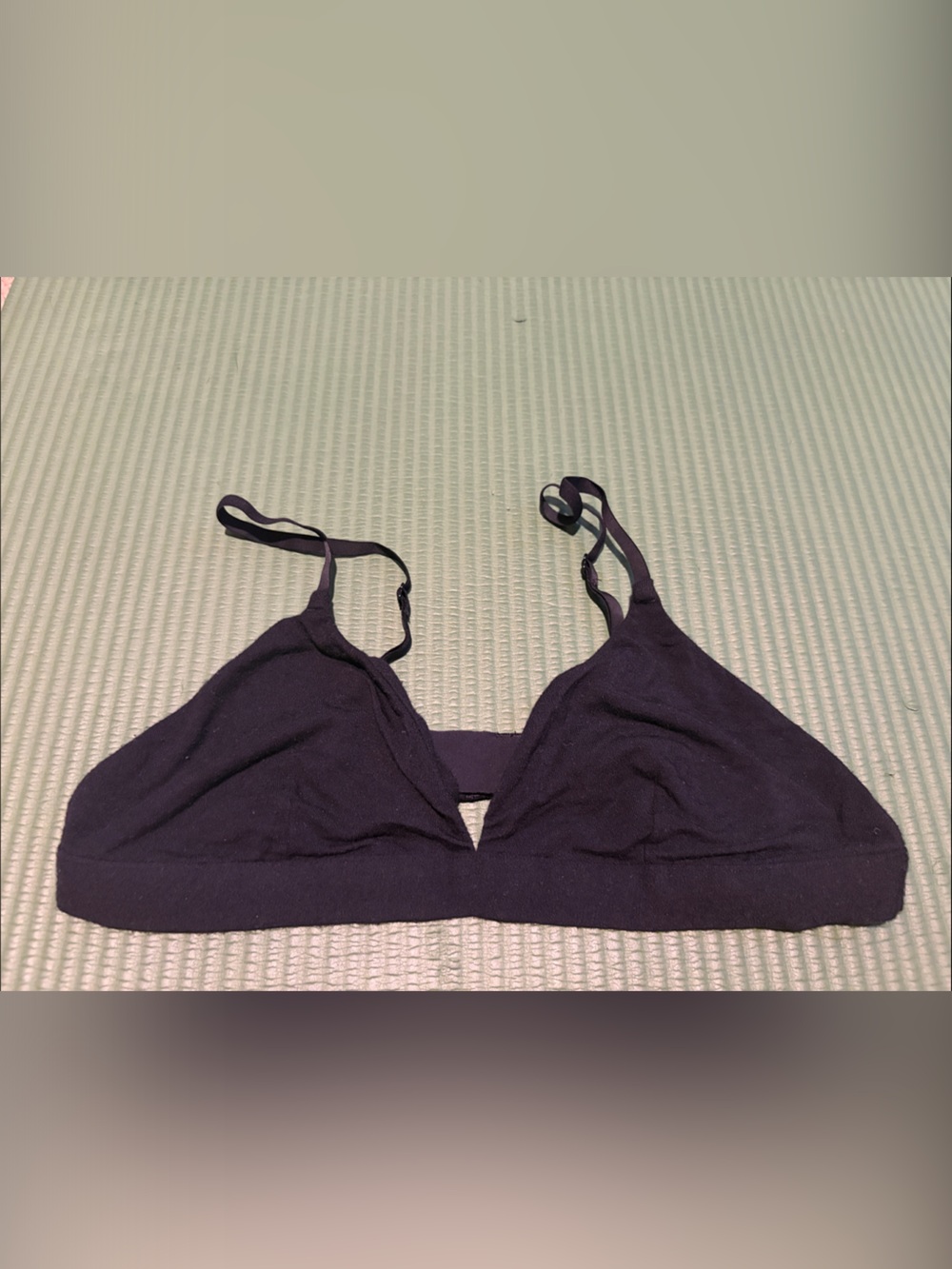 MeUndies Black Triangle Bralette